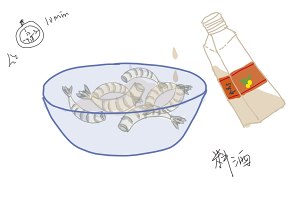 A condiment made of roast prickly ash and salt is sweet the practice measure of fragile prawn 2