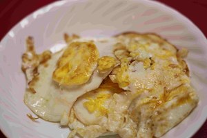 ポーチドエッグチリは小さなフライで肉（スーパーゴーライス）練習対策3