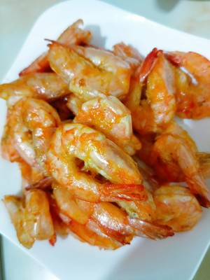 The practice measure of prawn of a condiment made of roast prickly ash and salt of quick worker dish 3