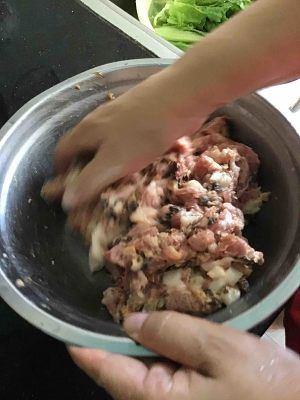The practice measure of evaporate flesh bolus 3