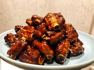 The practice measure of the sweet and sour spareribs of experienced worker 20