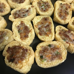 豆腐をバブルにする練習の動き