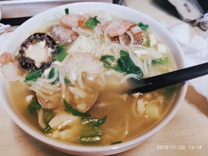 Seaf スープ（電気炊飯器）のうどんの練習法6 