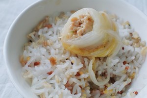 離乳食の鶏肉が9を巻く練習方法 
