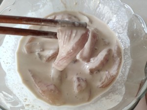 Eat not to remove pork [flesh of sweet-and-sour chicken breast] practice measure 2