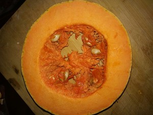 Pumpkin cake (edition of electric baking pan) practice measure 1