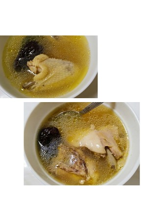 ゆでたスープの鶏肉スープの実践測定7