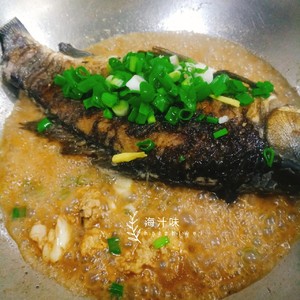 醤油0の煮込み7のフナの魚の練習対策