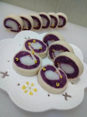 The practice measure that violet potato yam coils 5