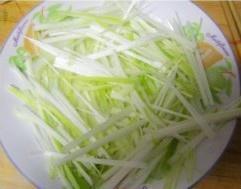 The practice measure of Beijing sauce shredded meat 3