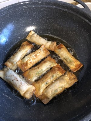 Convenient the practice measure of simple spring roll 5