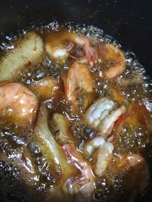 Shrimp of a condiment made of roast prickly ash and salt (crisp arrives broken bits) practice measure 9