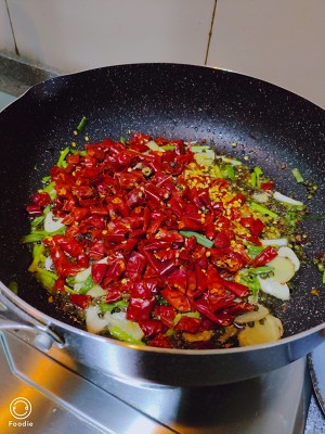 The practice measure of chicken of domestic edition hot pepper 9