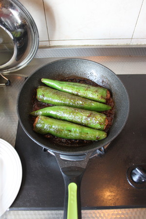 Issue meal meat and fish dishes- - the practice measure of flesh of green pepper wine 4