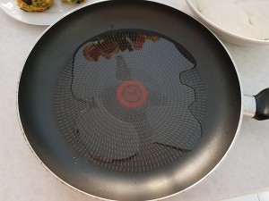 The practice measure of Lenten stuffing thin pancake made of millet flour 13
