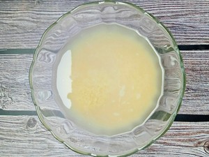 The practice measure of the pumpkin millet congee of 5 minutes of oil giving rice 1