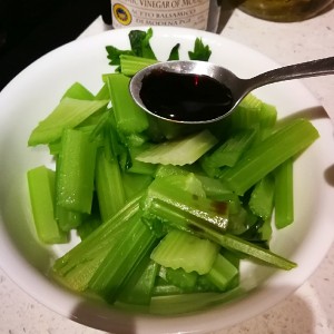 The wants exclusively to eat course when falling ill - the practice measure of celery of cold and dressed with sause 4