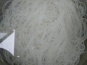 The practice measure of the vermicelli made from bean starch that include course 2