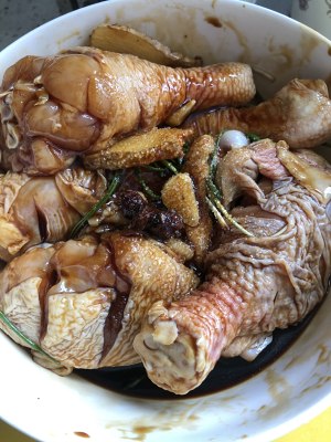 Not the practice measure that scald water does not put oily drumstick 2