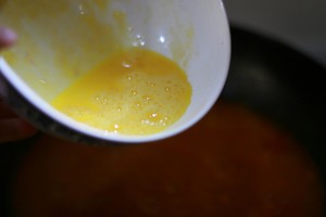 トマト卵のスープの実習尺度9