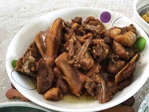 The practice measure of duck of stew of yellow rice or millet wine 5