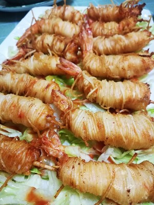 The practice measure that tall Yan Zhi contains countless ties shrimp 9