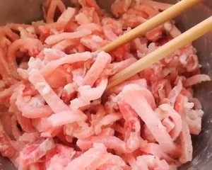 北京ソースの練習法は、初心者でもできる細切り肉3