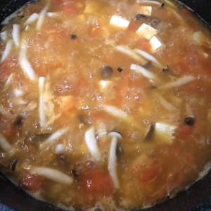 豆腐6個のトマトの失敗の味のスープの実践的な対策を超えました