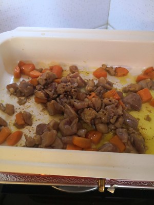 The dinner of a person - the practice measure of cucumber chicken man 4