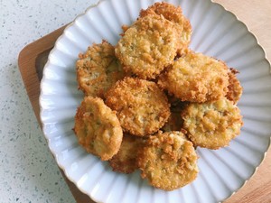Deepfry eggplant box, outside crisp li of soft practice measure 6
