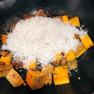 [香宮mのカボチャの食事]クイックランチ、ジンはあなたの味、カラフルです ボウルが1つのボウルを下ろさないようにする1つの練習ステップ6 