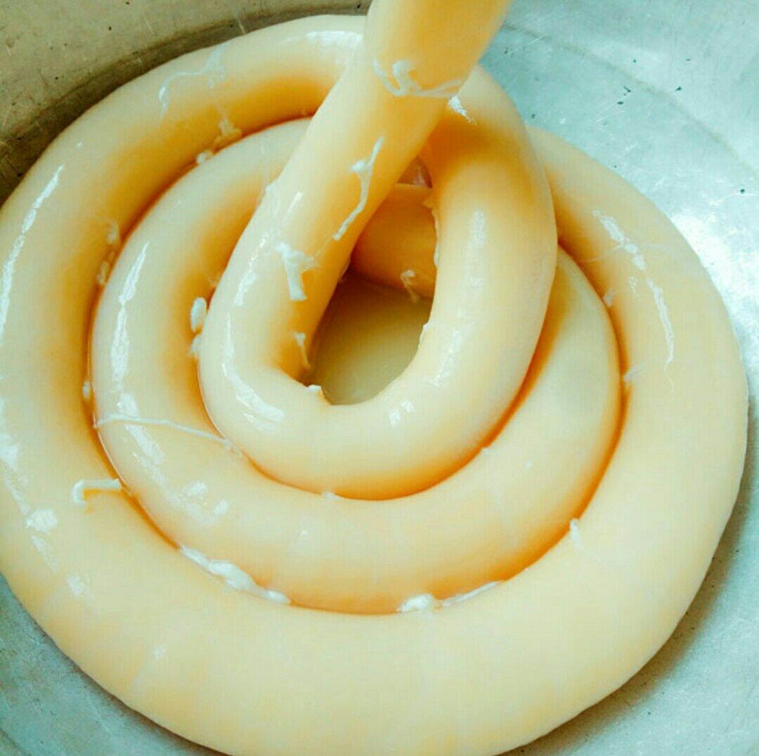 豚小腸の塗りつぶしの卵（タマゴ）卵練習