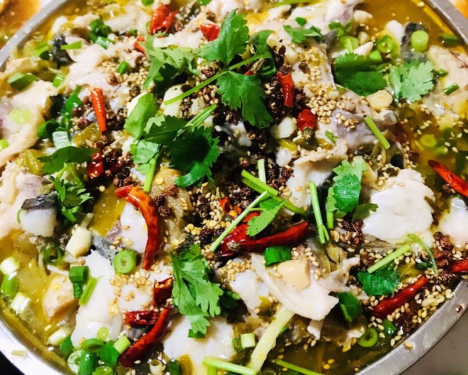 (Shang Dou飲用)白菜漬けの魚の練習