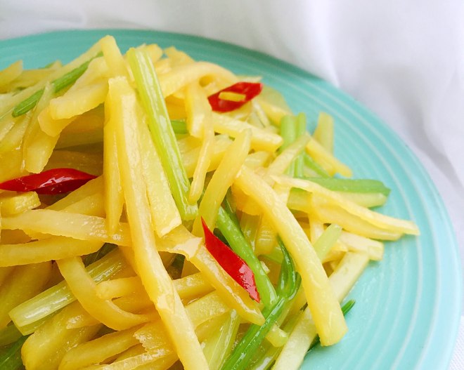 
Celery of dish of go with rice fries the practice of potato silk
