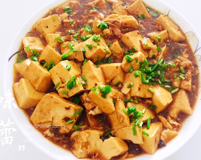 麻mother豆腐、家族の日常生活の実践の素早い労働者の料理、ひき肉を準備する必要はなく、食事の仕方を残す