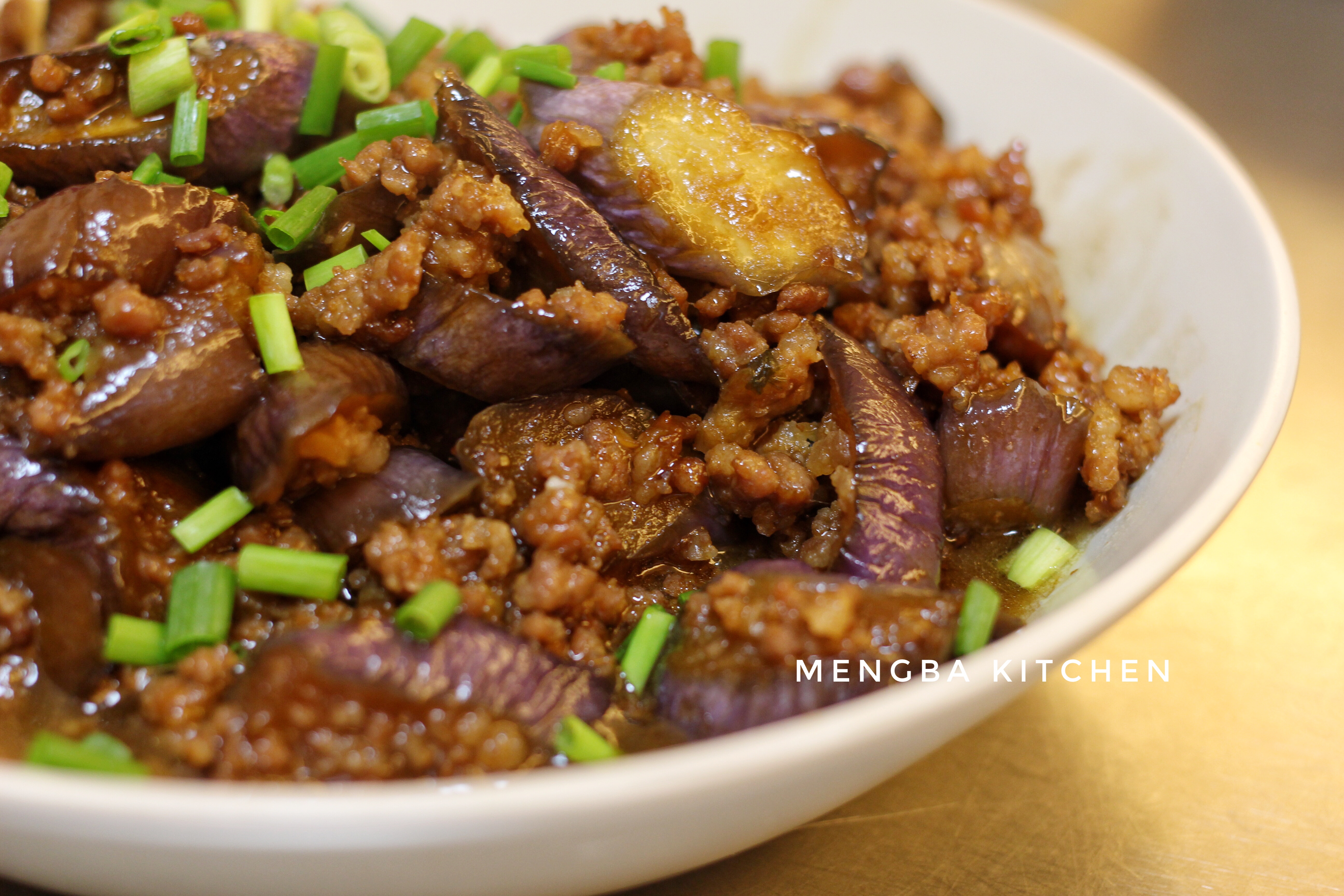 
Leave the way of # of aubergine of ground meat of meal № 1#