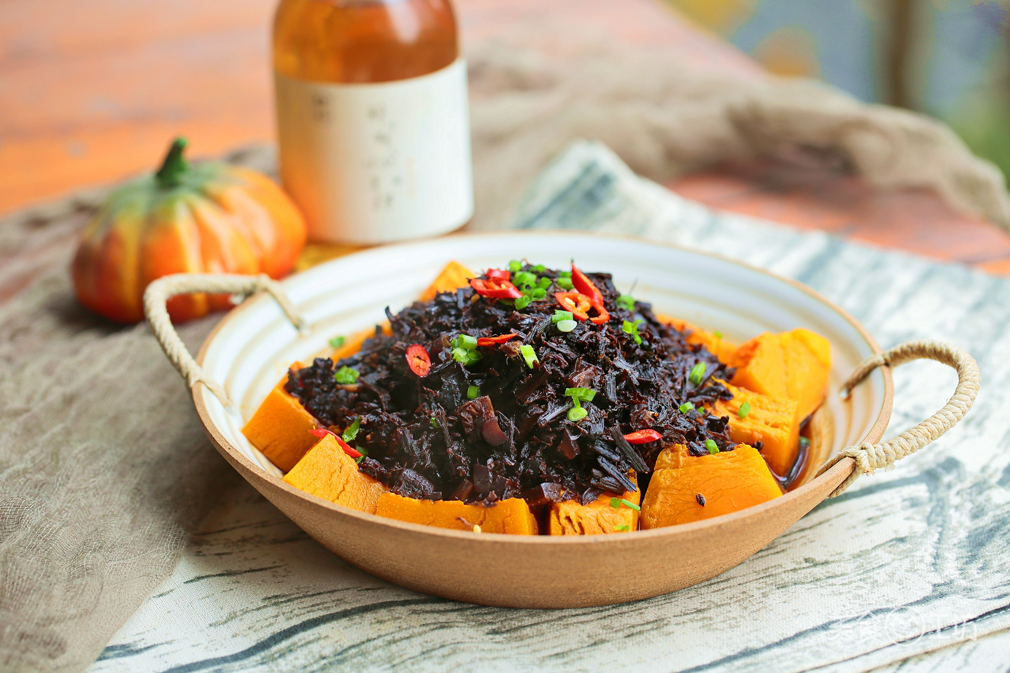 
Pumpkin of prune dish evaporate - prune dish buckles the flesh to eat not to rise! practice