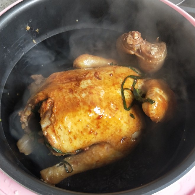 簡単に簡単に学ぶ電気炊飯器の煮込みの鶏肉の練習