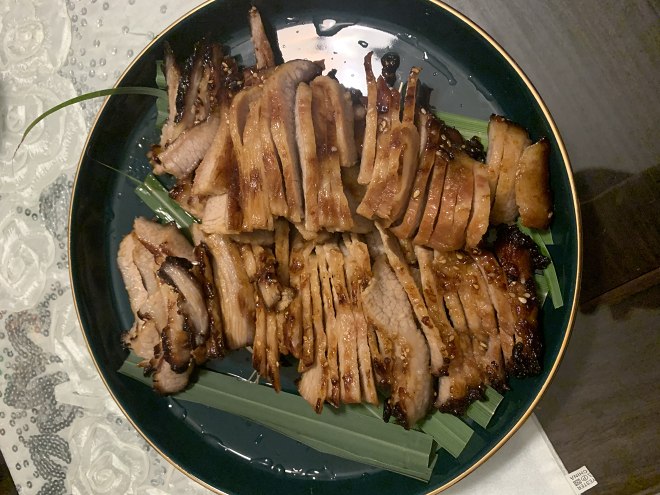 オーブン版豚のスクラグの練習、おいしい作り方