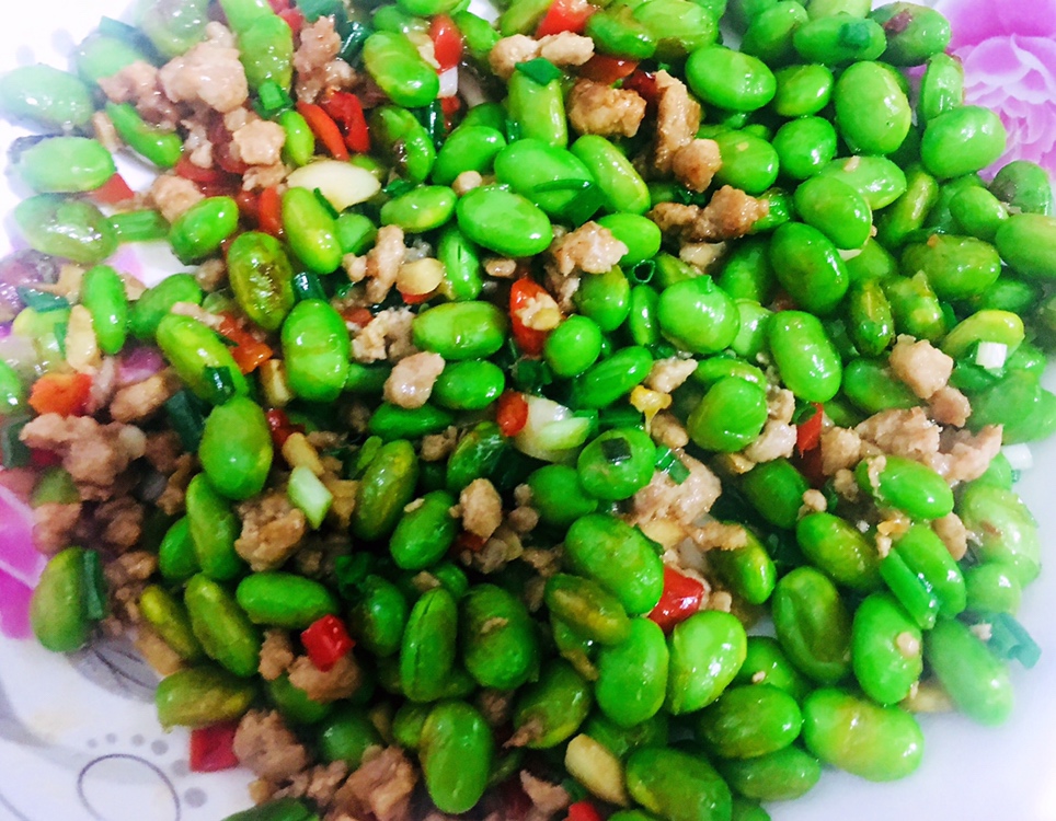 若大豆のひき肉のごはん付きごはんの実践