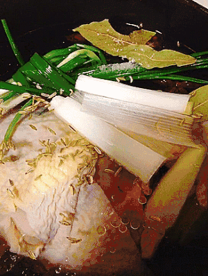The practice measure of chicken of any of several hot spice plants of bright hemp cane 3