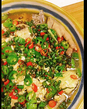 The practice measure of chicken of any of several hot spice plants of bright hemp cane 13