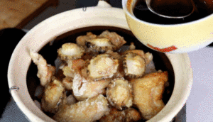 The practice measure of Bao of chicken of abalone of fascia of wine shop of Guangzhou of 3 paces society 9
