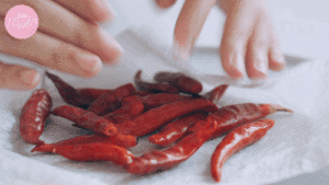 The practice measure of chicken of hemp of any of several hot spice plants 11