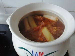 Sauce ox is tendinous child fleshy ~~ (the pig that add sauce is tendinous child the flesh and bittern egg practice) practice measure 16