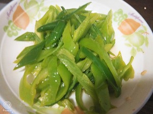ピーマンを炒める豚男 （豚タン）対策4 