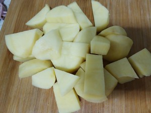 白菜の角の白菜の豆腐の実践尺度 stew 3 