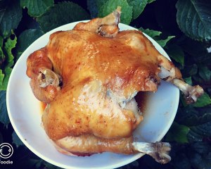 The practice measure of chicken of stew of electric rice cooker 9