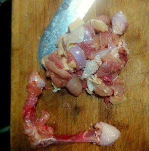 The practice measure of meal of young of Bao of Xianggu mushroom slippery chicken 2
