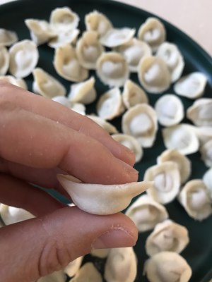The practice measure of wonton of a shoe-shaped gold or silver ingot used as money in feudal China of raw ingredient chicken 7